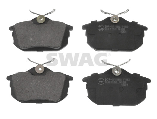Kit pastiglie freno, Freno a disco - 55 91 6207 SWAG